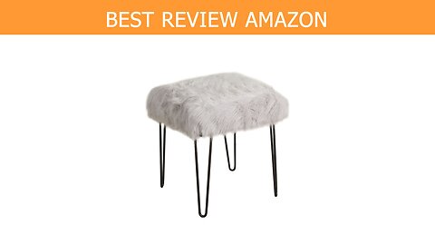 HomePop Decorative Square Ottoman Hairpin Review