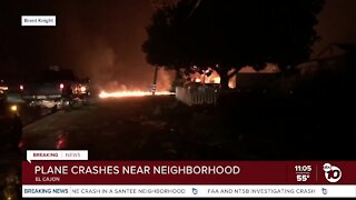 Witnesses recount plane crash in El Cajon-area neighborhood