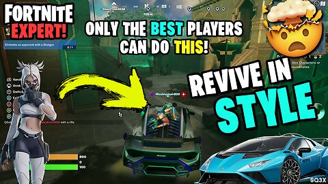 FORTNITE - REVIVE YOUR TEAMMATES IN STYLE 🤯🔥🤣 TRY THIS!