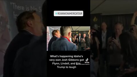 Josh Gibbons makes Eric Trump, Mike Lindell, & General Flynn laugh