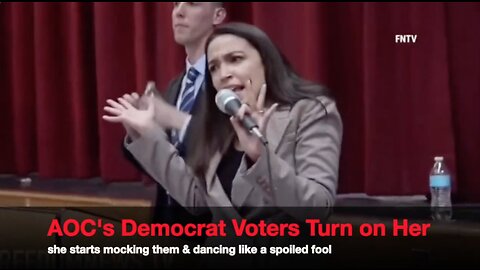 AOC Protestors Boo Her Off Stage (host K-von agrees)