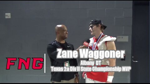 Albany DT (TX 2a Div II Defensive MVP) Zane Waggoner