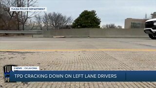 Tulsa police cracking down on left lane drivers