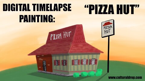 Digital Painting Timelapse "Pizza Hut Nationalism"