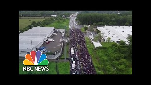 Thousands Join Migrant Caravan Moving Through Mexico To U.S. Border