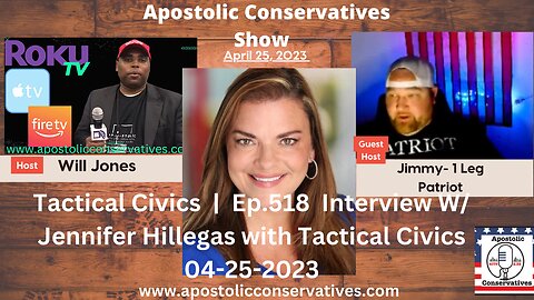 Tactical Civics | Ep.518 Interview W/ Jennifer Hillegas with Tactical Civics 04-25-2023