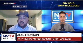 Alan Fountain Discusses Why Trump's Announcement To Run Was Early with Nicholas Veniamin