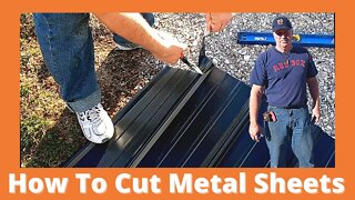 Quick Tip For Cutting Metal Roofing