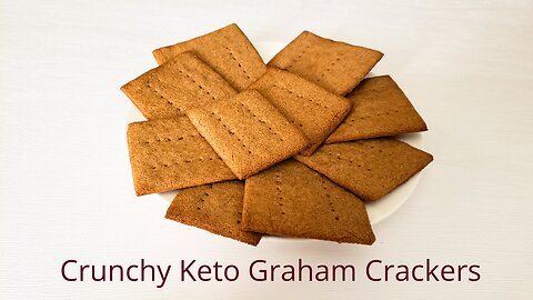 10 Minute Keto Crunchy Graham Crackers