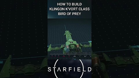 Build A Klingon Bird of Prey in Starfield