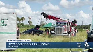Car pulled from pond near Indiantown after 2 bodies recovered