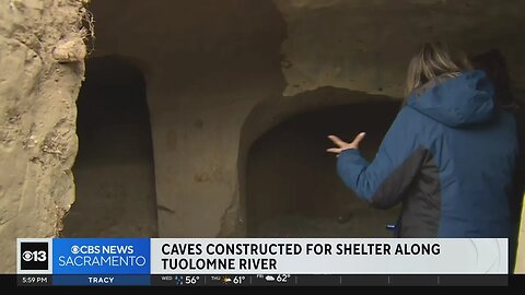 CALIFORNIA HOMELESS CAVES FOUND in Modesto