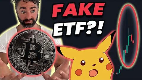Bitcoin What A Fake ETF Means For Price [statistics]
