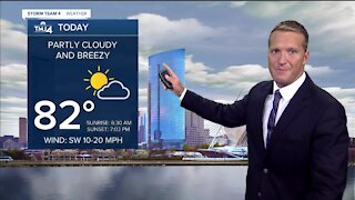 Southeast Wisconsin weather: Becoming partly cloudy and breezy Tuesday after stray a.m. showers