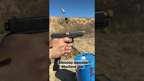 Full auto Glock in slo-mo