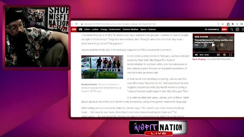 The Media is LYING to You About The Brooklyn Subway Shooter!!! | Misfit Nation LIVE!!!