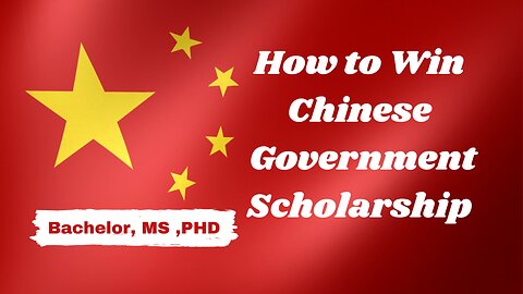 How to Win Chinese Government Scholarship |CSC scholarship #csc #cscscholarship #scholarshipsinchina