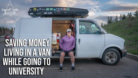 Living Stealth Van Life at a University to Live Rent Free. Solo Vanlife Tour