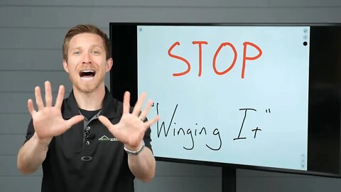 STOP "Winging It" With Your Pitch! Do This Instead