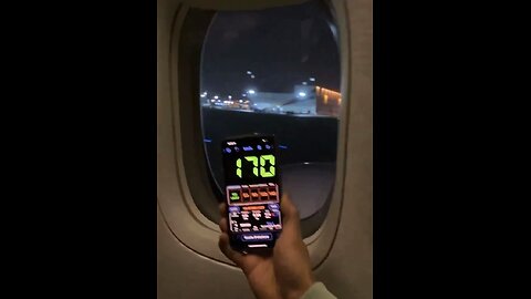 How fast do you think you take off at?