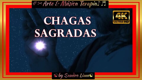 ARTE & MÚSICA TERAPIA || Jesus Cristo mostrando as Chagas (feridas) das suas mãos, irradiando luz