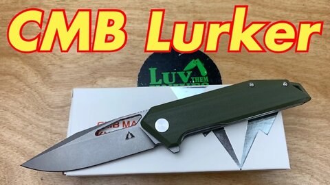 CMB Lurker G10 linerlock flipper knife