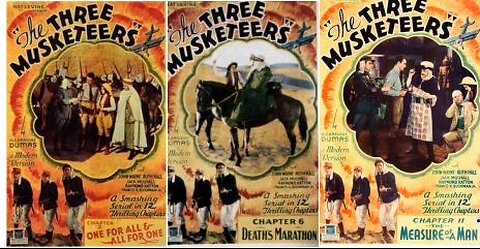THE THREE MUSKETEERS (1933)----a colorized composite version of the serial