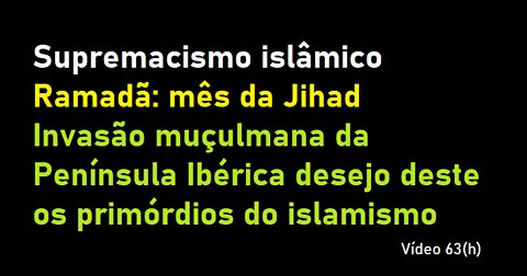 Autoridade islâmica discute Al-Andaluz, Ramadã e Supremacismo Islâmico