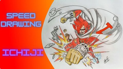 Speed Drawing Ichiji | One Piece [ COLLAB ]