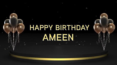 Wish you a very Happy Birthday Ameen