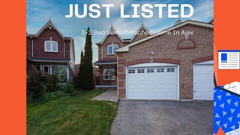 63 Hughes Cres Ajax | 3+2 Bed Semi-Detached Home For Sale In Ajax