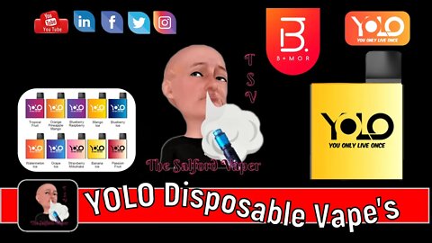 YOLO 550 mAh 800 Puff Disposable from B + MOR