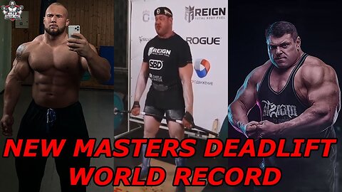 𝐒𝐓𝐑𝐄𝐍𝐆𝐓𝐇 𝐌𝐎𝐍𝐒𝐓𝐄𝐑 - MASTERS DEADLIFT WORLD RECORD !!
