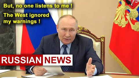 Putin: Sanctions could lead to a catastrophe in the oil and gas market! Russia, Ukraine, Europe