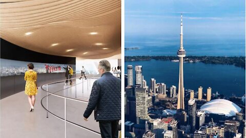 CN Tower Is Getting A $21M Revamp With Trippy Video Walls & A Scarier Glass Floor (PHOTOS)