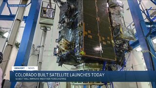 Colorado designed & built weather satellite launches today