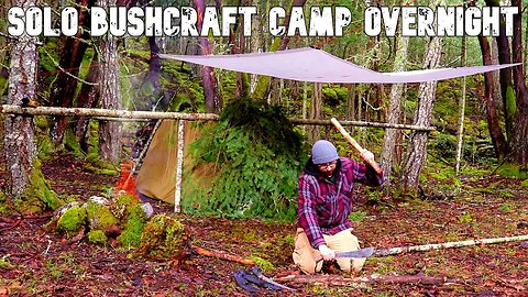 Solo Overnight Bushcraft Camp Short