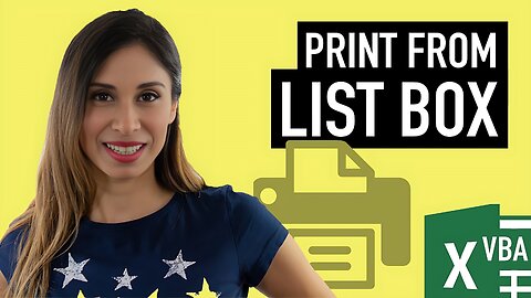 Excel List Box to Display & Print Multiple Sheets as ONE Print Job with VBA