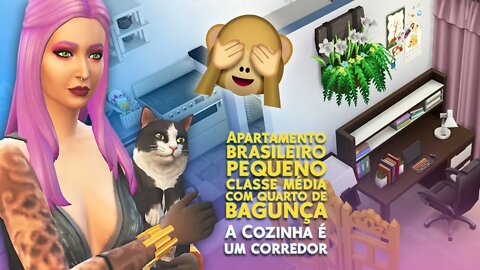The Sims Apartamento BRASILEIRO com quarto da bagunça