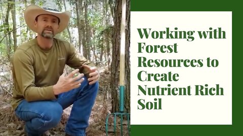 Working with Forest Resources to Create Nutrient-Rich Garden Soil