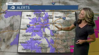 Rain and snow now hitting Colorado