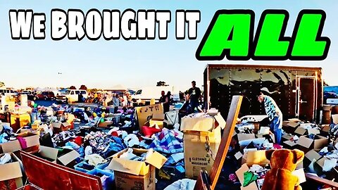 We filled up the whole FLEA MARKET with this abandoned storage unit