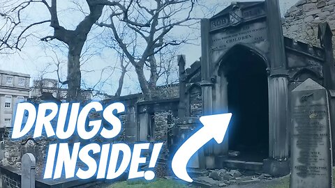 The dark side of Edinburgh's cemeteries | Homeless do drugs here