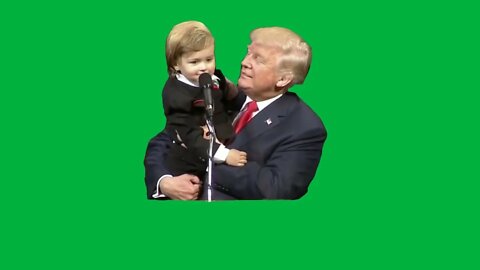 Trump little kid GREEN SCREEN EFFECTS/ELEMENTS
