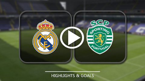 Real Madrid 2 : 1 Sporting CP 15/09/2016 - UEFA champions league goals