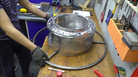 Repurposing Magic: Transforming an Old Washing Machine Drum into Something Extraordinary