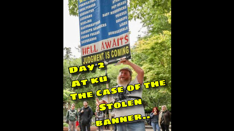 The case of the stolen banner featuring Daniel Lee