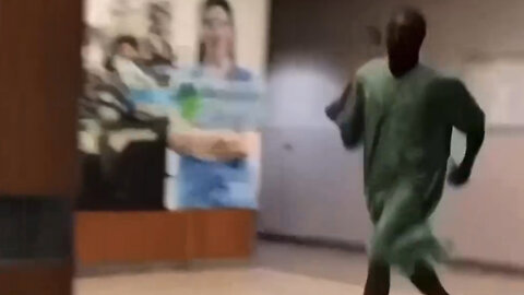 Man Runs Out The Hospital When He Realizes His Phone Was Given To His Girlfriend