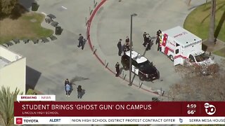 School locked down after student brings 'ghost gun' on campus