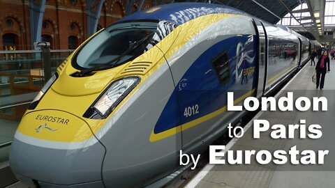 London to Paris by Eurostar train
